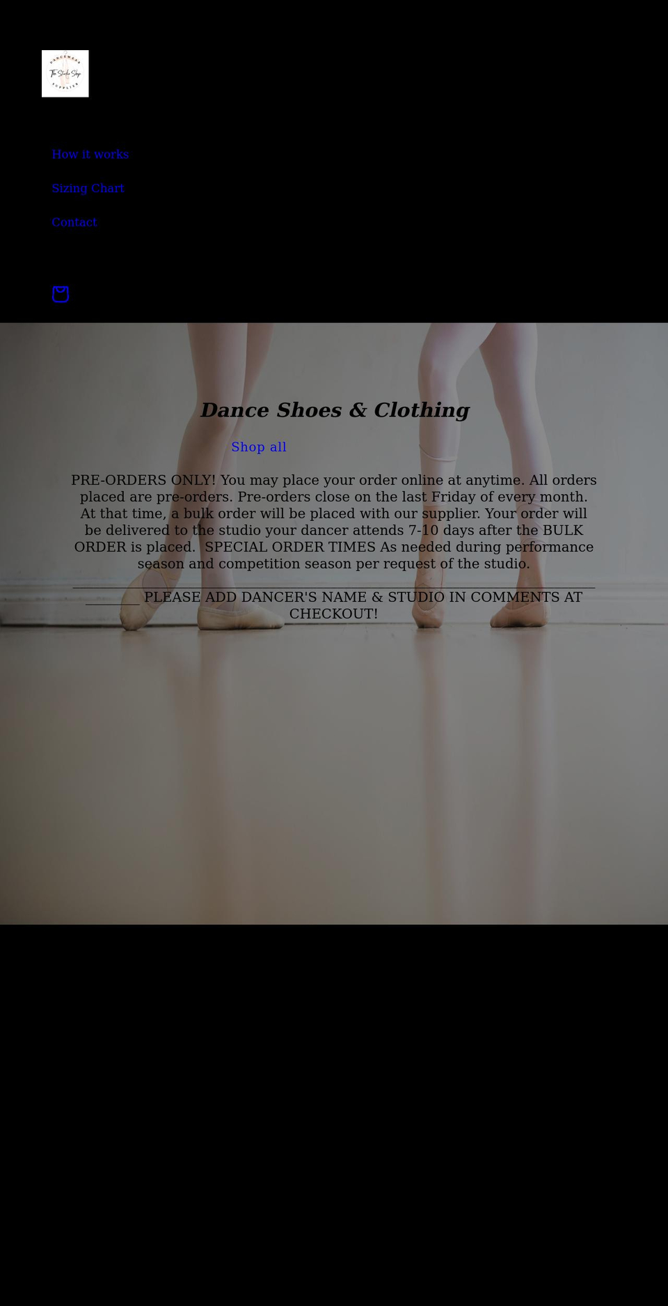thestudioshop.co shopify website screenshot