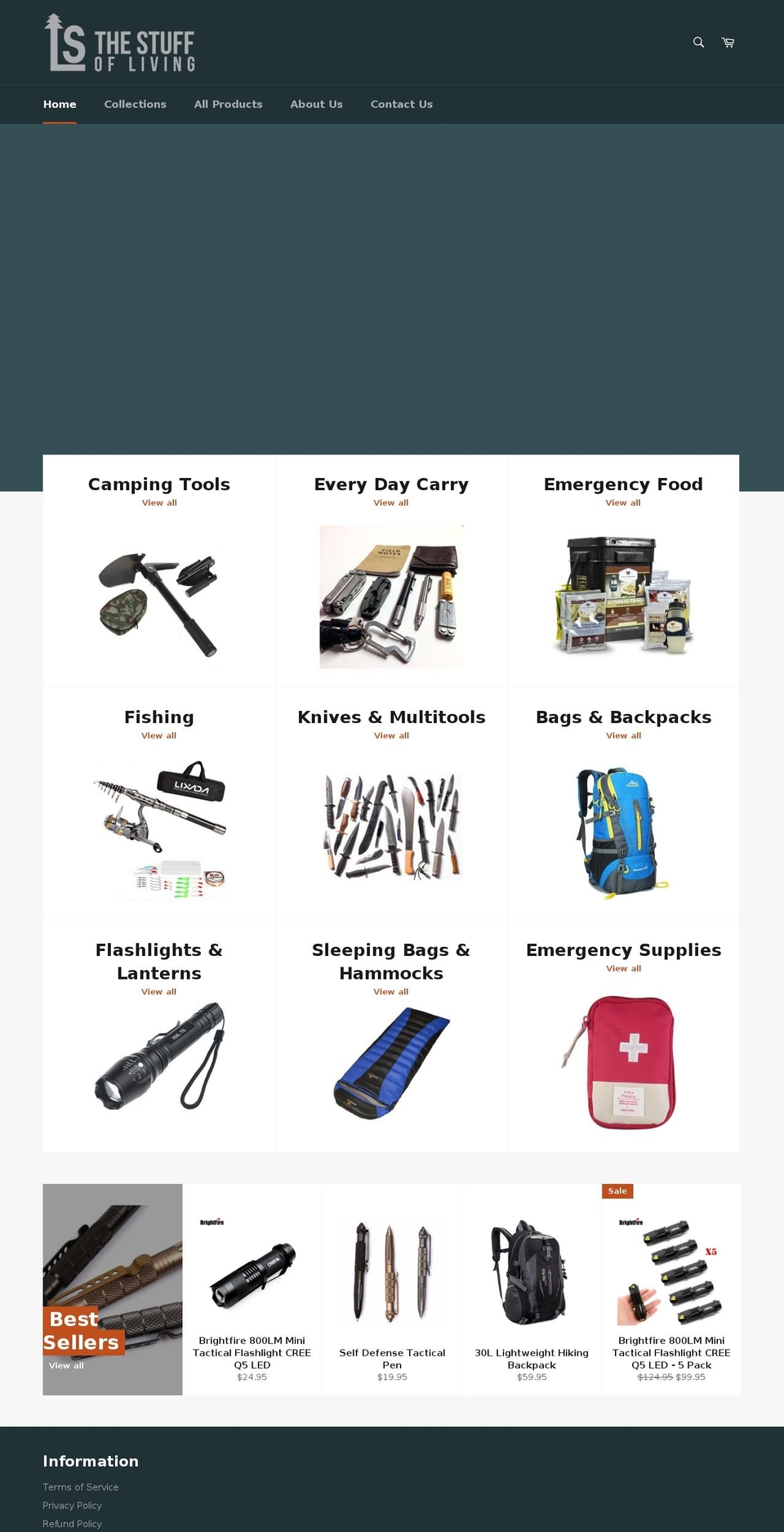 thestuffofliving.com — Shopify storefront screenshot