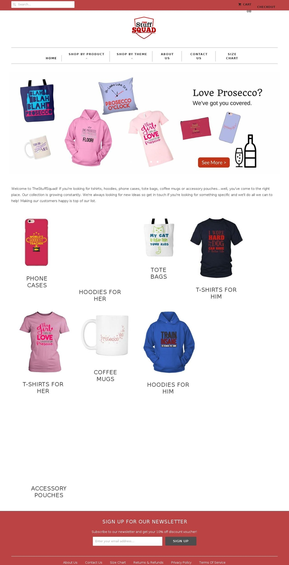 thestuffsquad.com shopify website screenshot