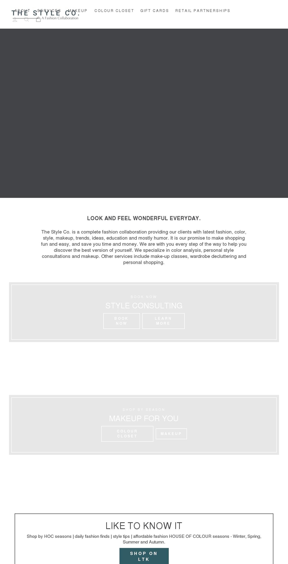 thestyle.co shopify website screenshot