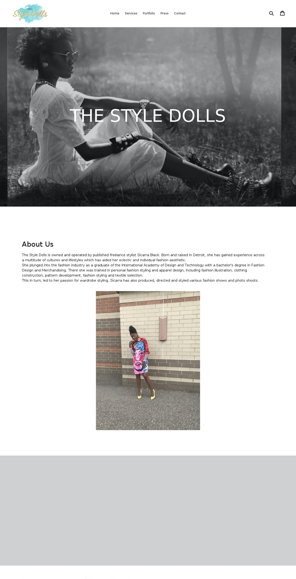 thestyledolls.com — Shopify storefront screenshot