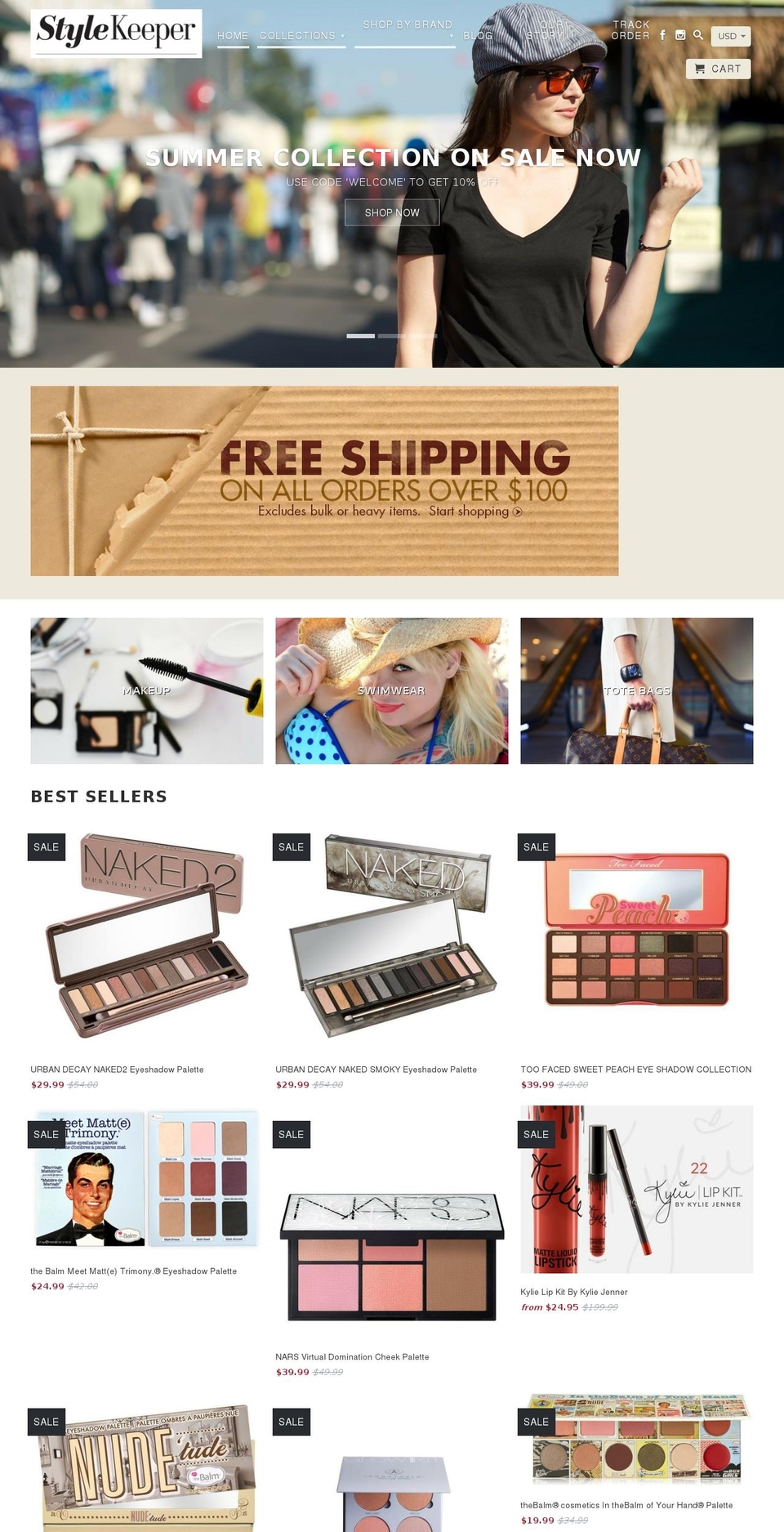 thestylekeeper.com shopify website screenshot