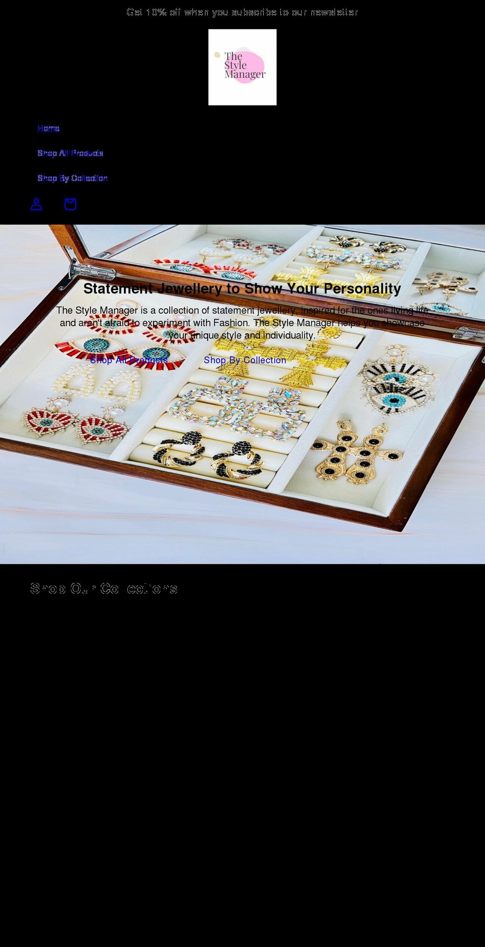 thestylemanager.com shopify website screenshot