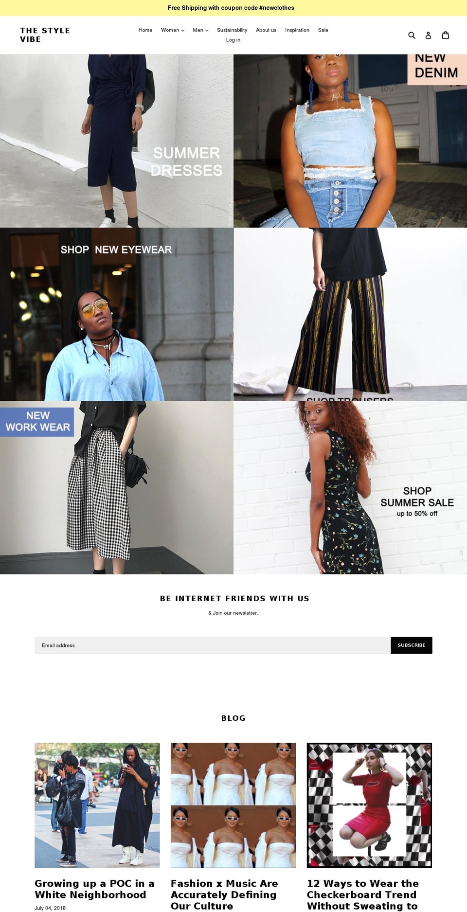 thestylevibe.co shopify website screenshot