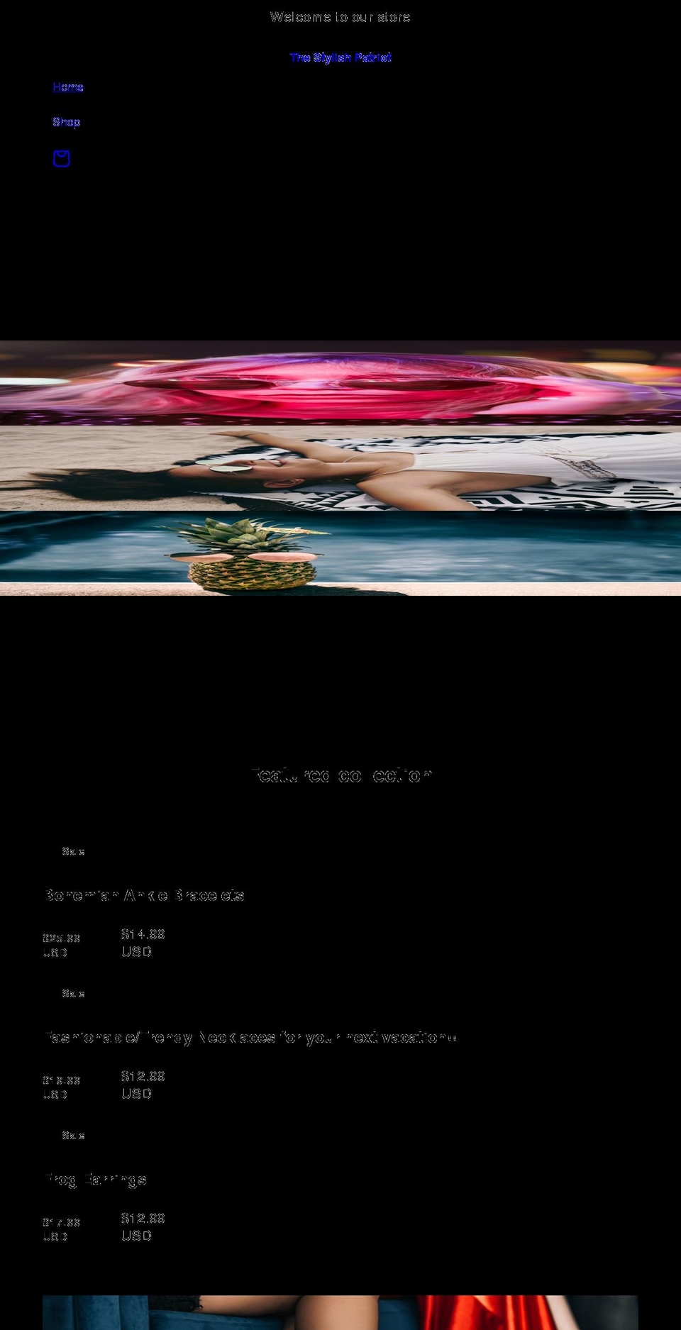thestylishpatriot.com shopify website screenshot
