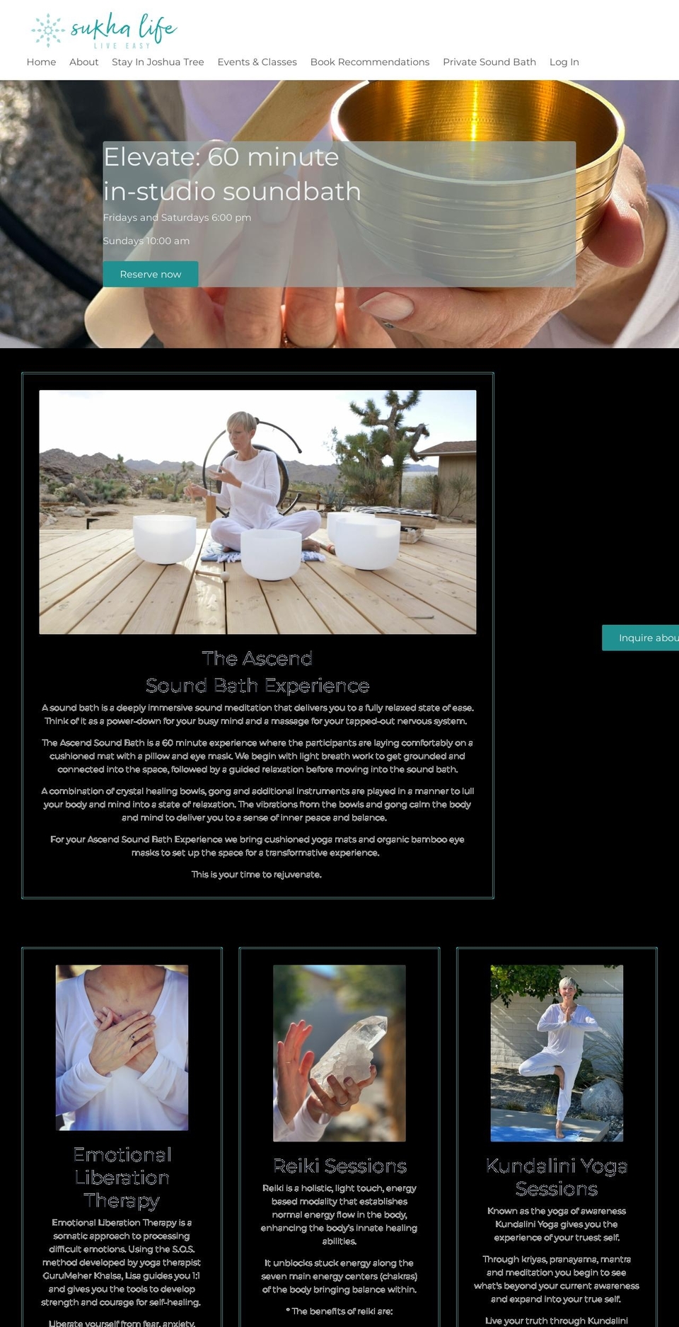 thesukhalife.com — Shopify storefront screenshot