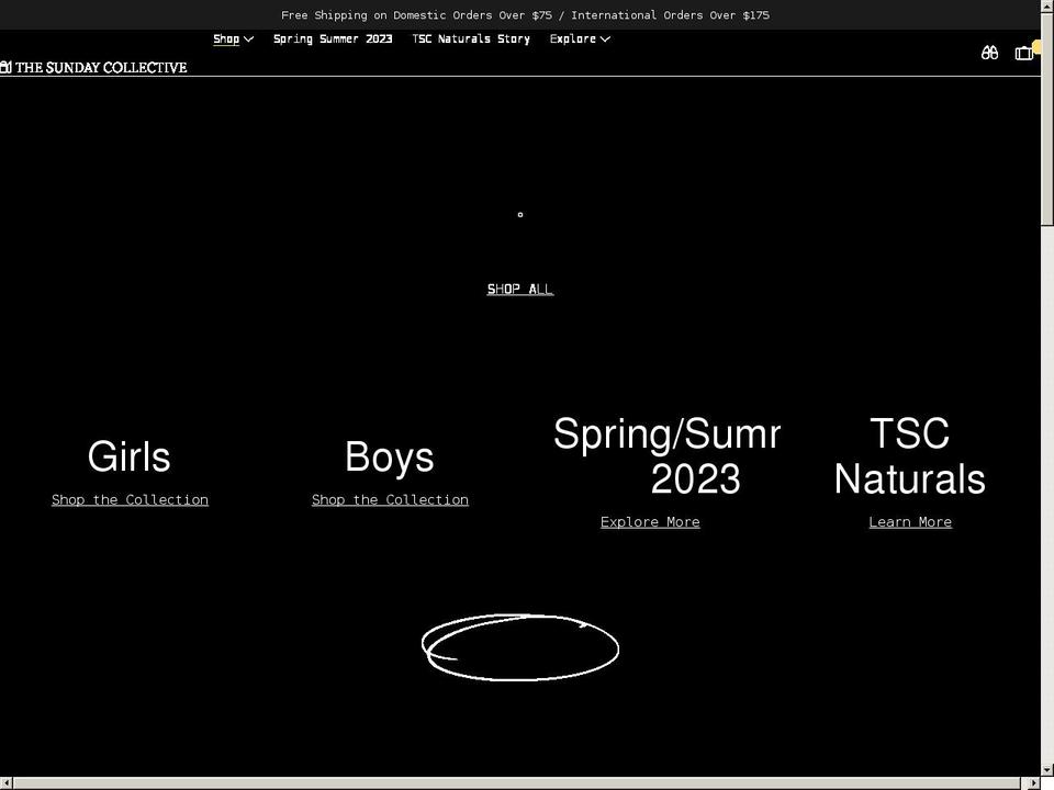 LIVE - v  - Shopify theme site example thesundaycollective.com