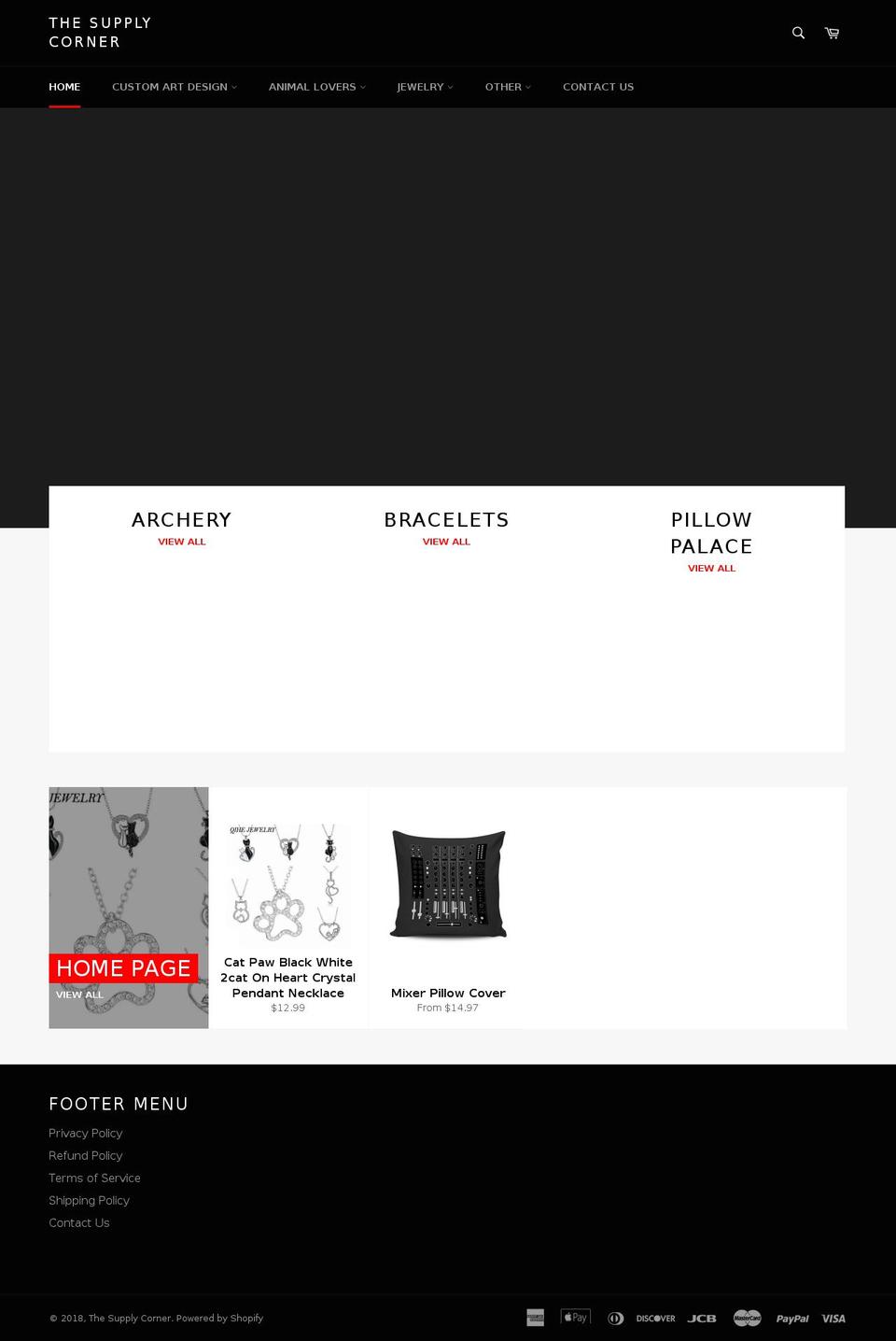 thesupplycorner.com shopify website screenshot