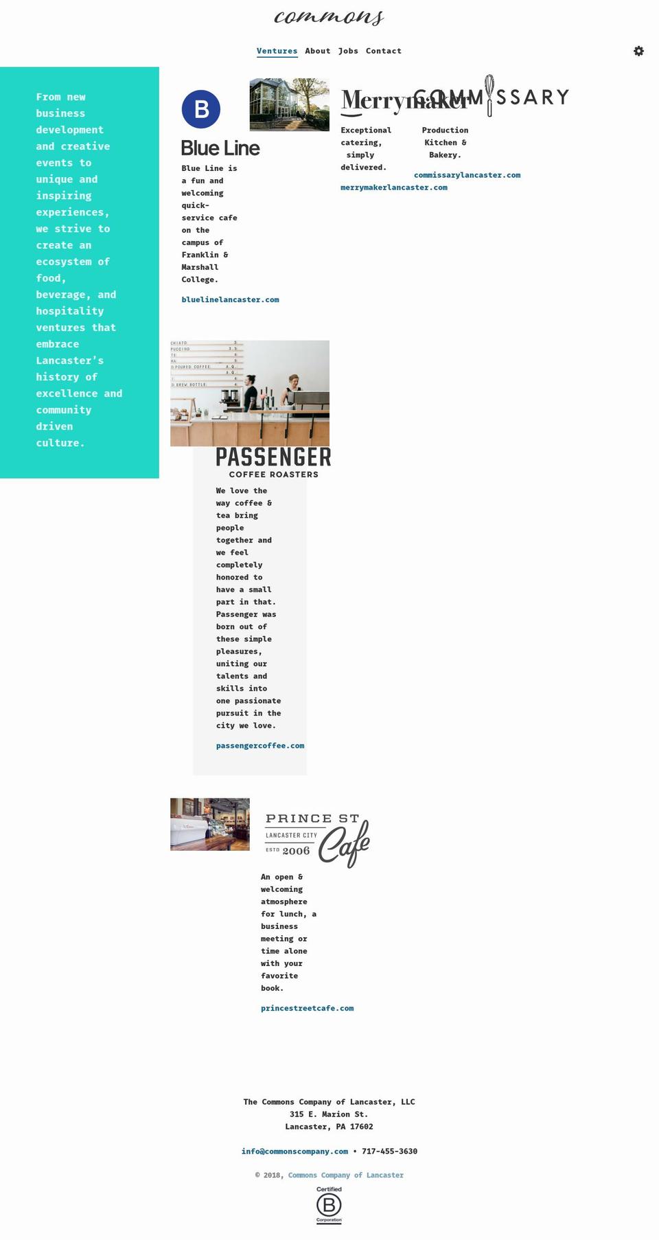 commonscompany Shopify theme site example thesurveyorhotel.com