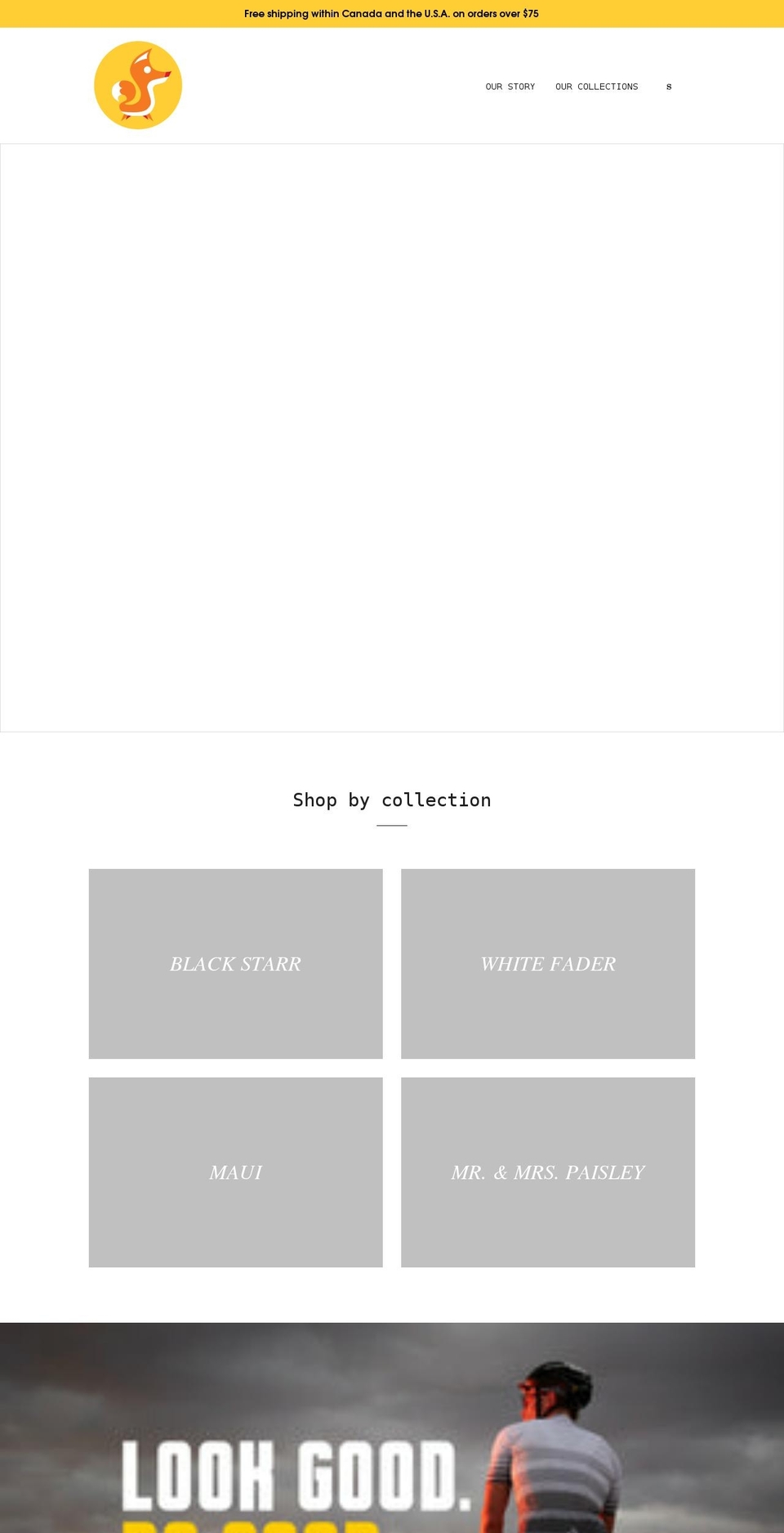 theswankyfox.com shopify website screenshot