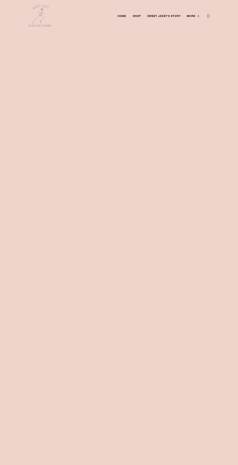 thesweetjessyproject.com shopify website screenshot