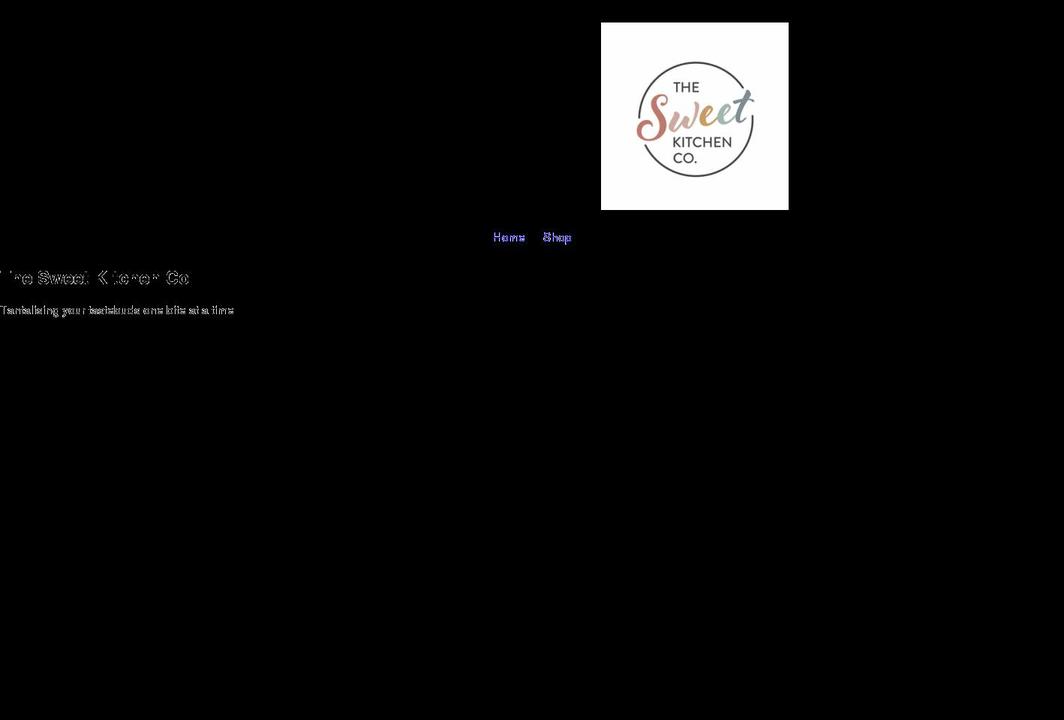 thesweetkitchenco.com.au shopify website screenshot