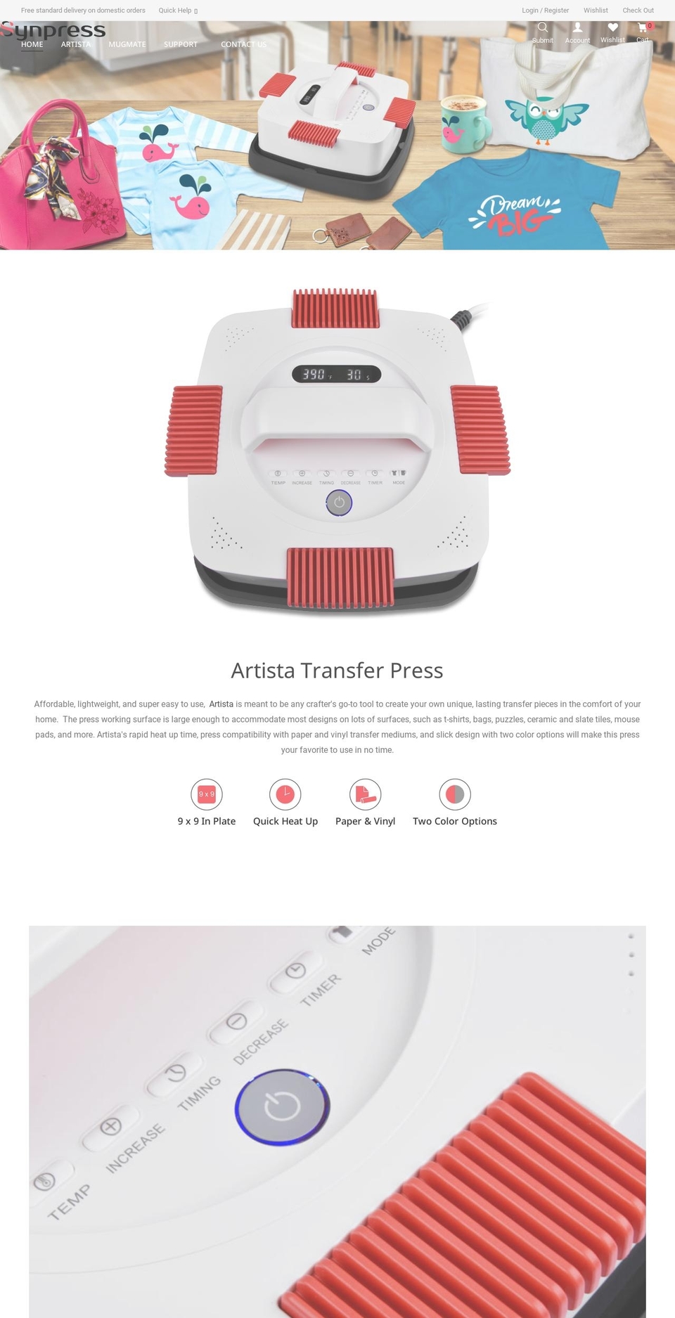 thesynpress.com shopify website screenshot