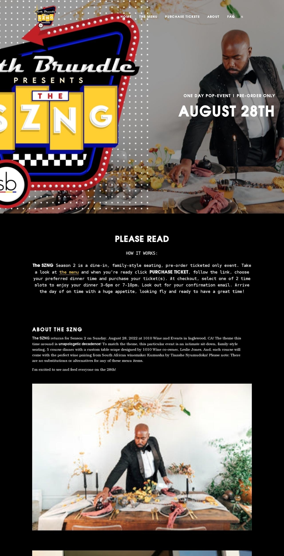 theszng.com shopify website screenshot