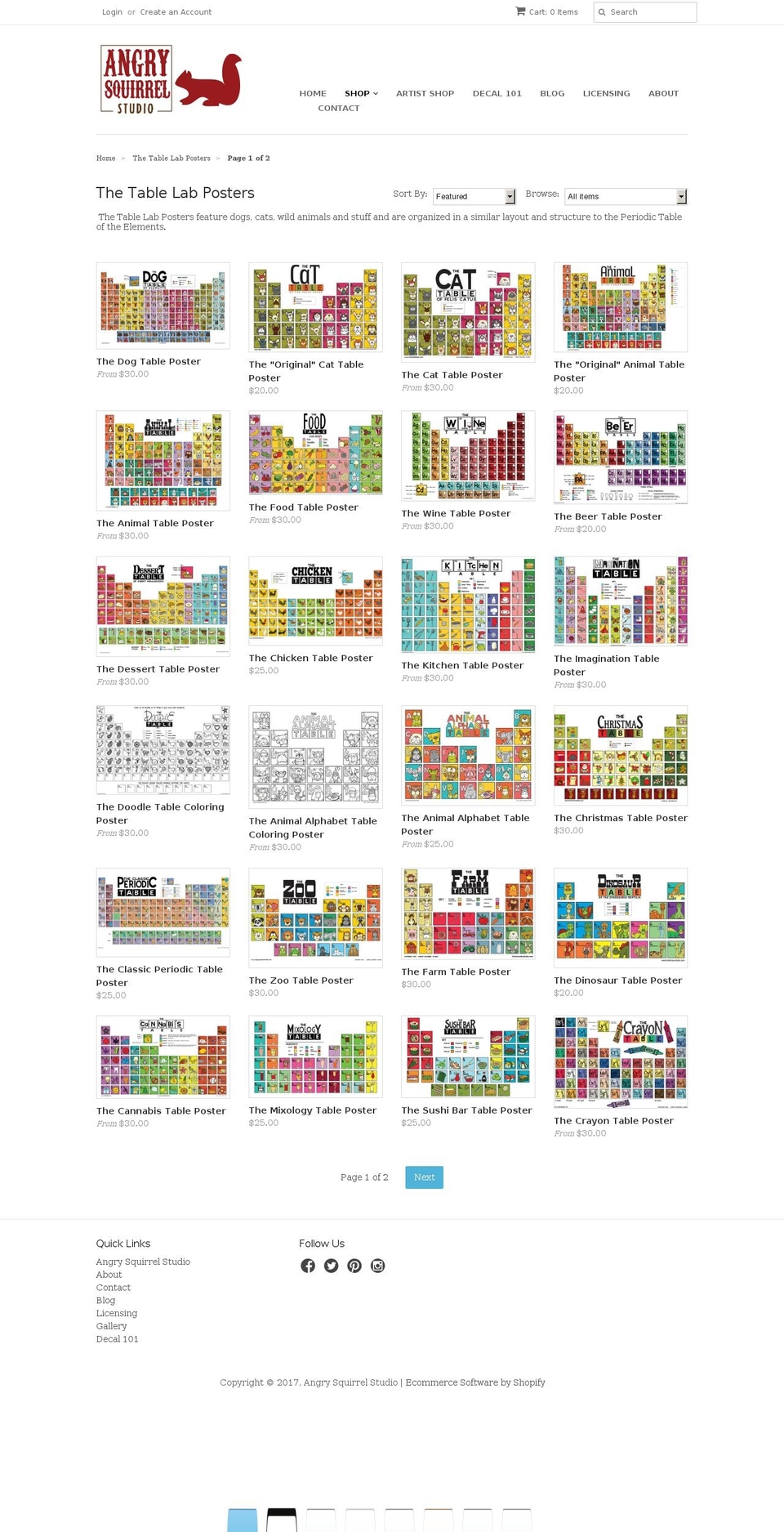 thetablelab.com shopify website screenshot