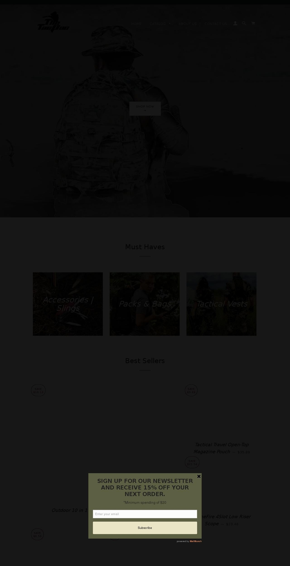 thetacpac.com — Shopify storefront screenshot