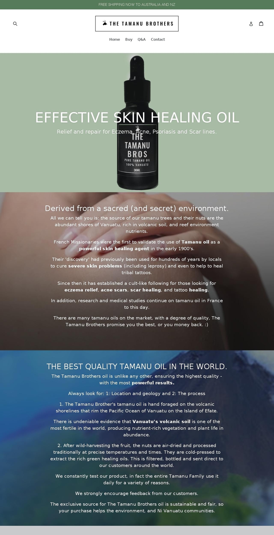 thetamanubrothers.com shopify website screenshot