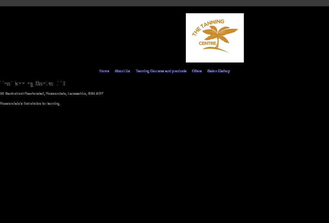 thetanningcentre.net shopify website screenshot