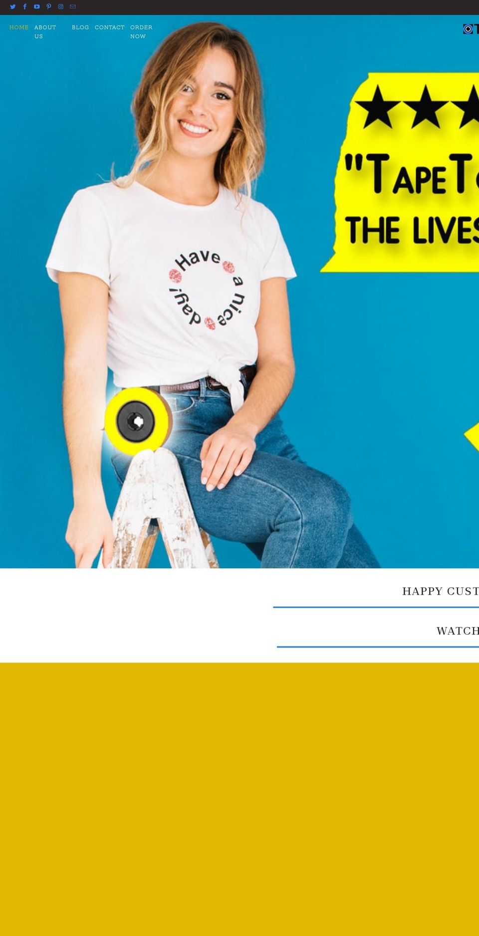 thetapetoolcompany.com shopify website screenshot