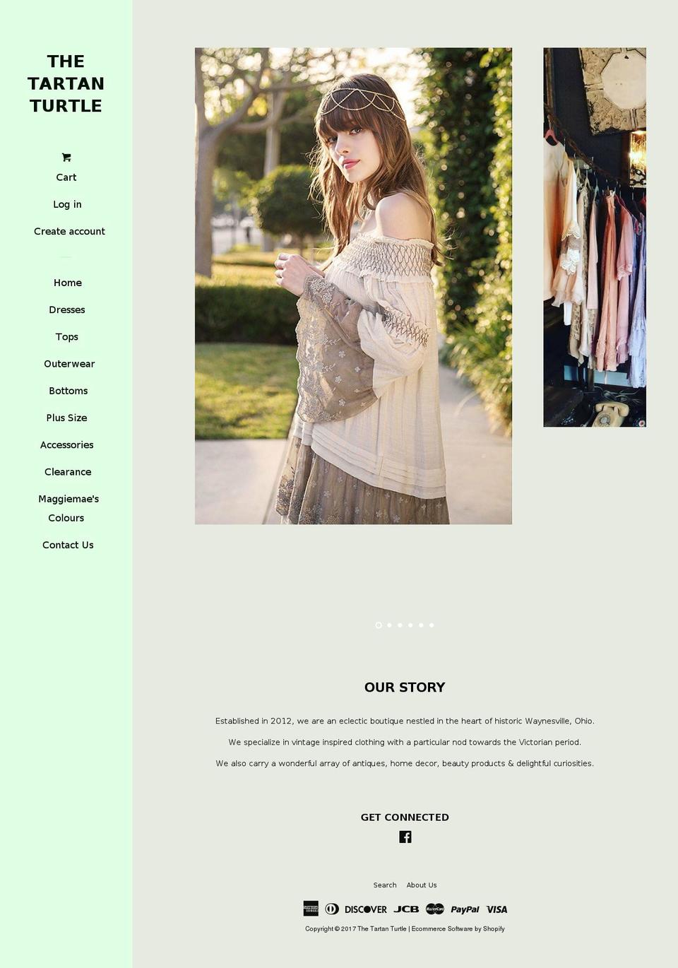 thetartanturtle.com shopify website screenshot