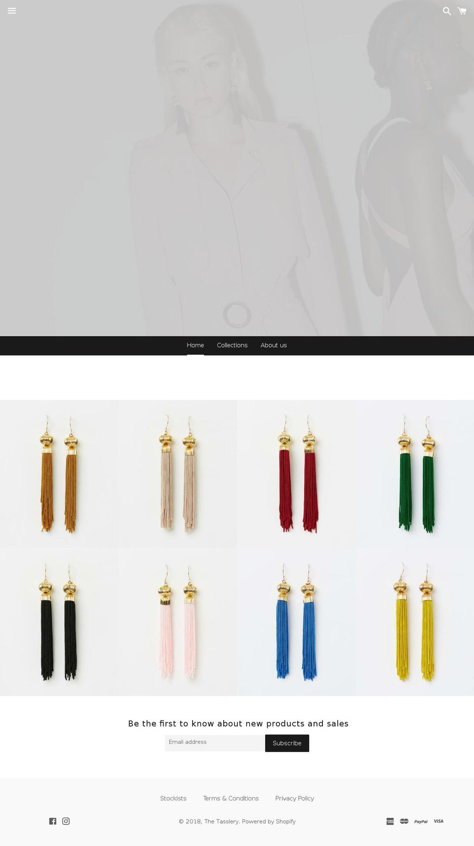 thetasslery.com — Shopify storefront screenshot