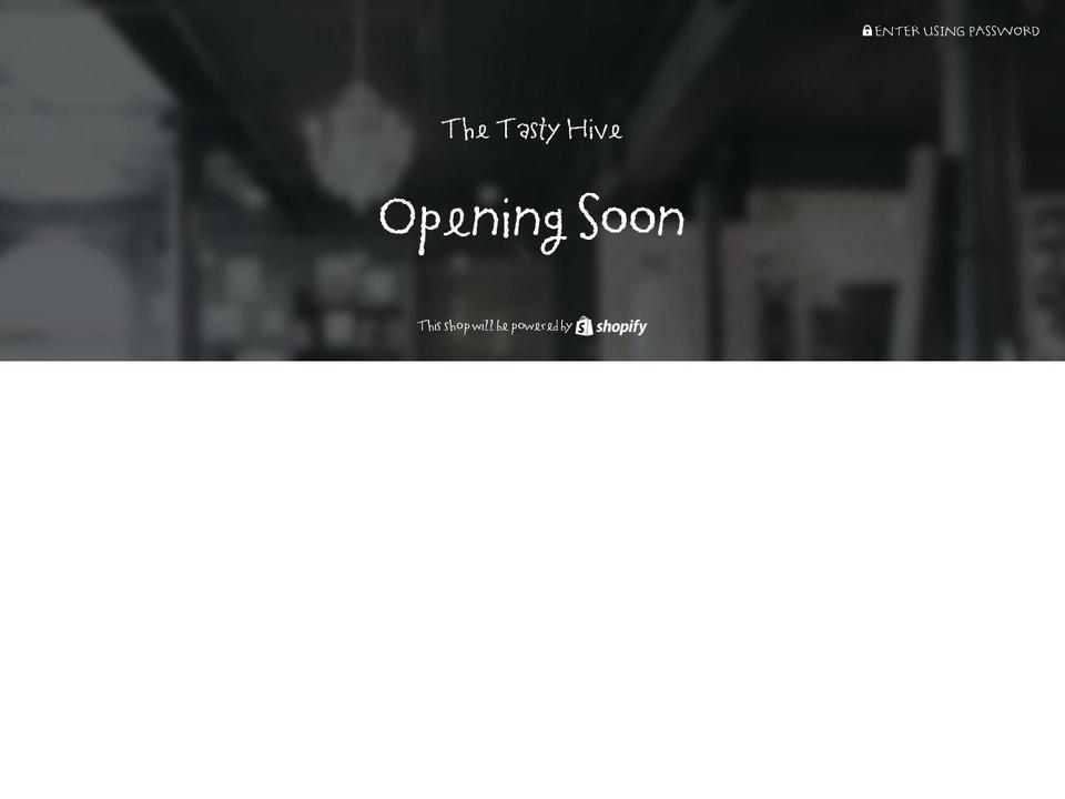 thetastyhivelife.com — Shopify storefront screenshot