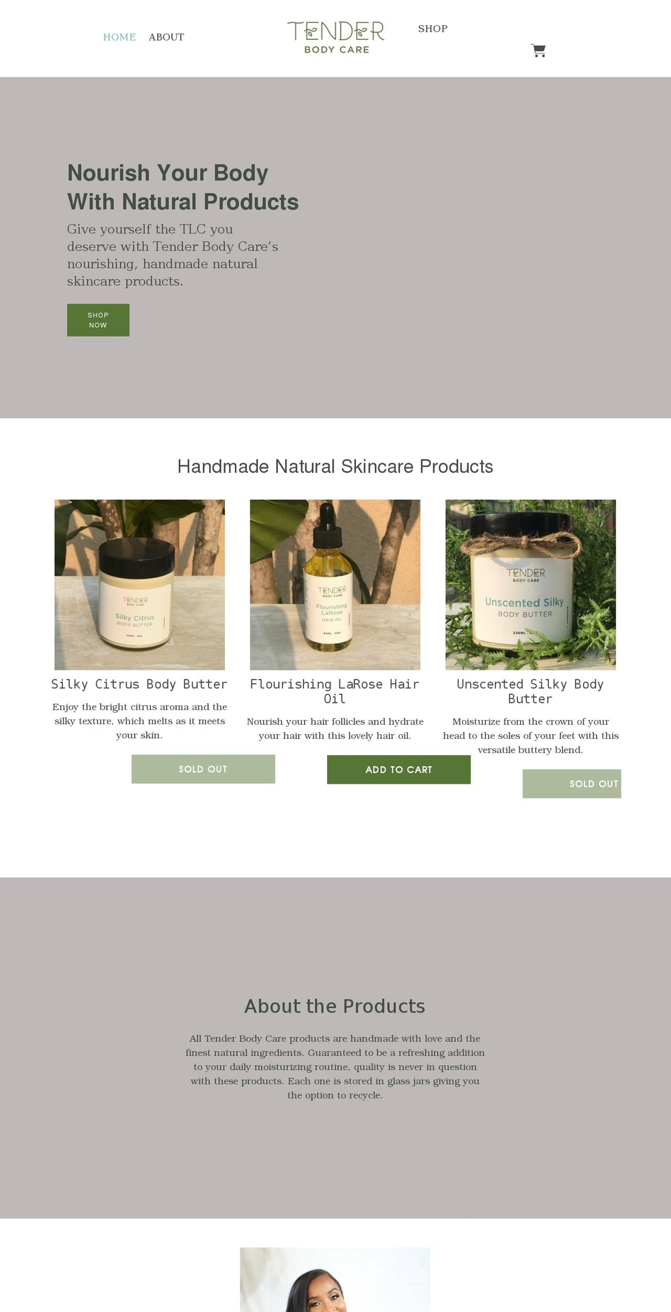 thetbcshop.com shopify website screenshot