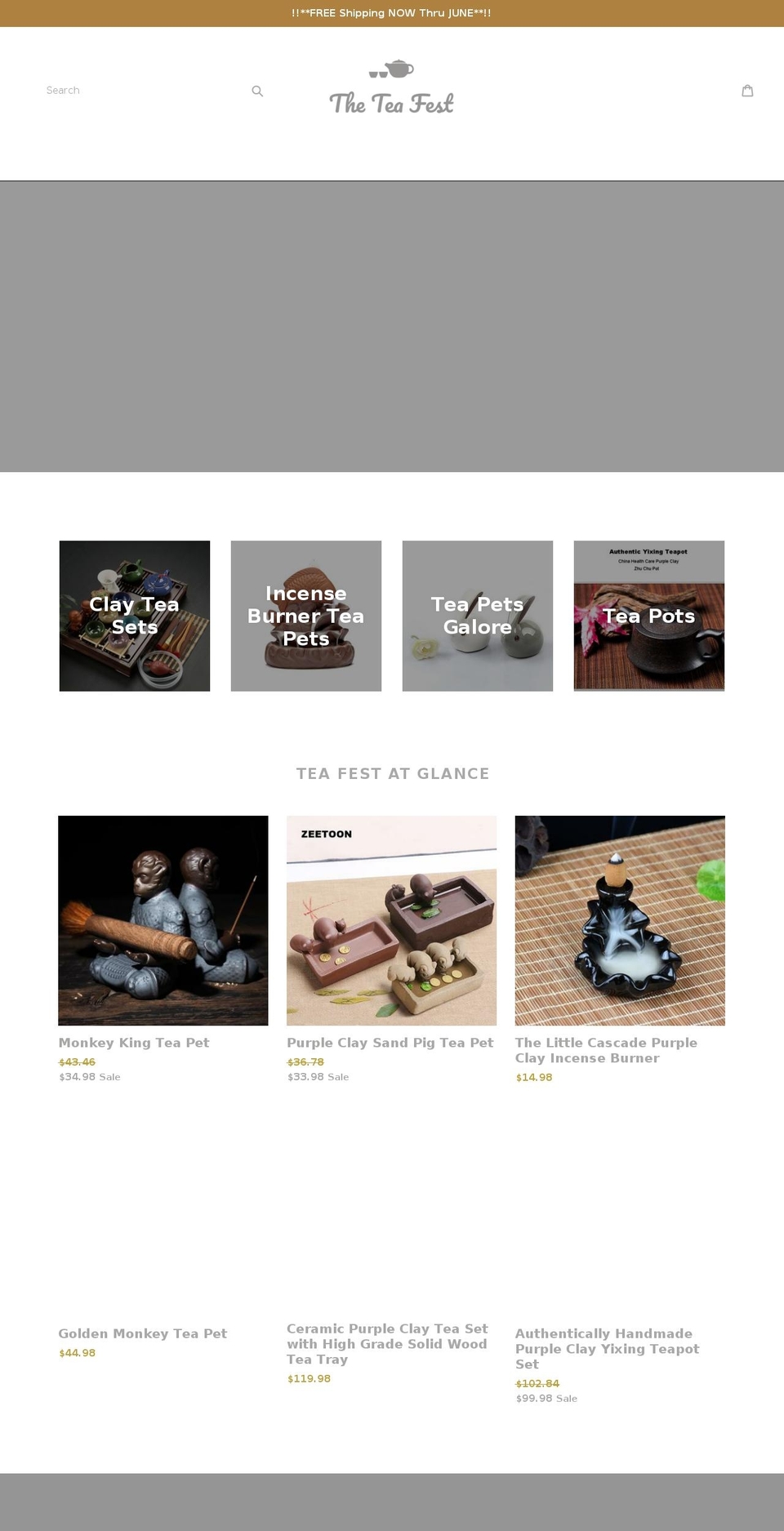 theteafest.com shopify website screenshot