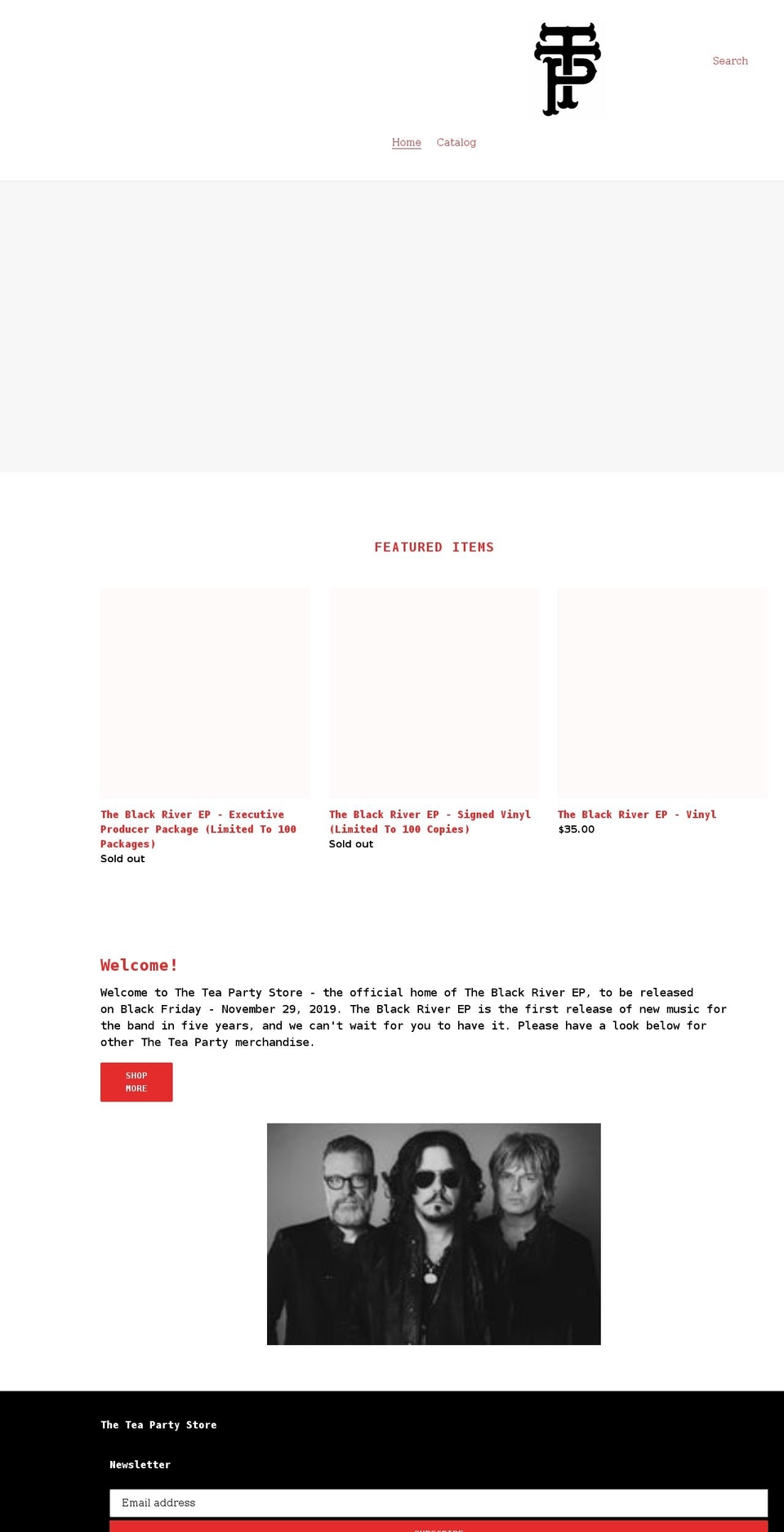 theteapartystore.com shopify website screenshot