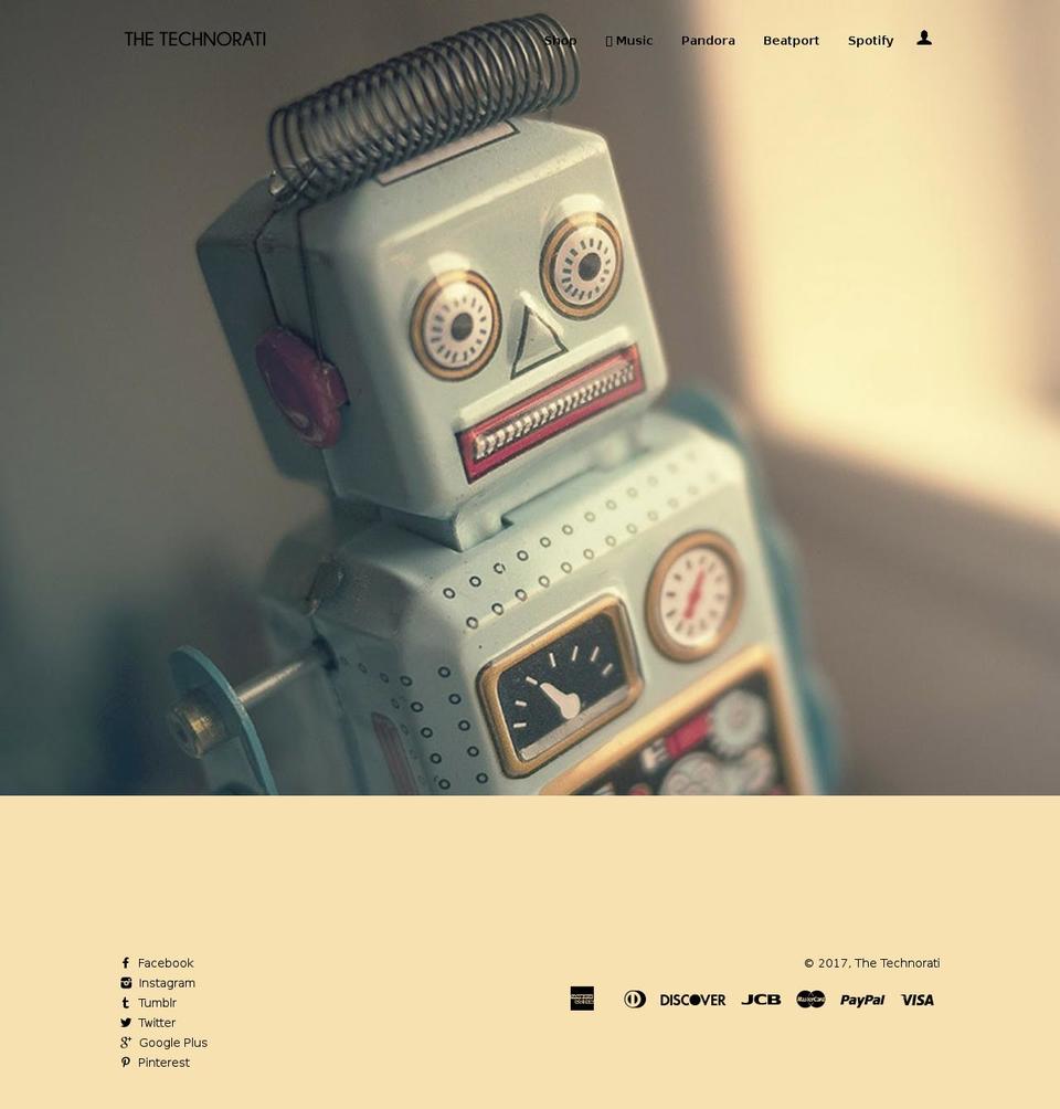 thetechnorati.com shopify website screenshot