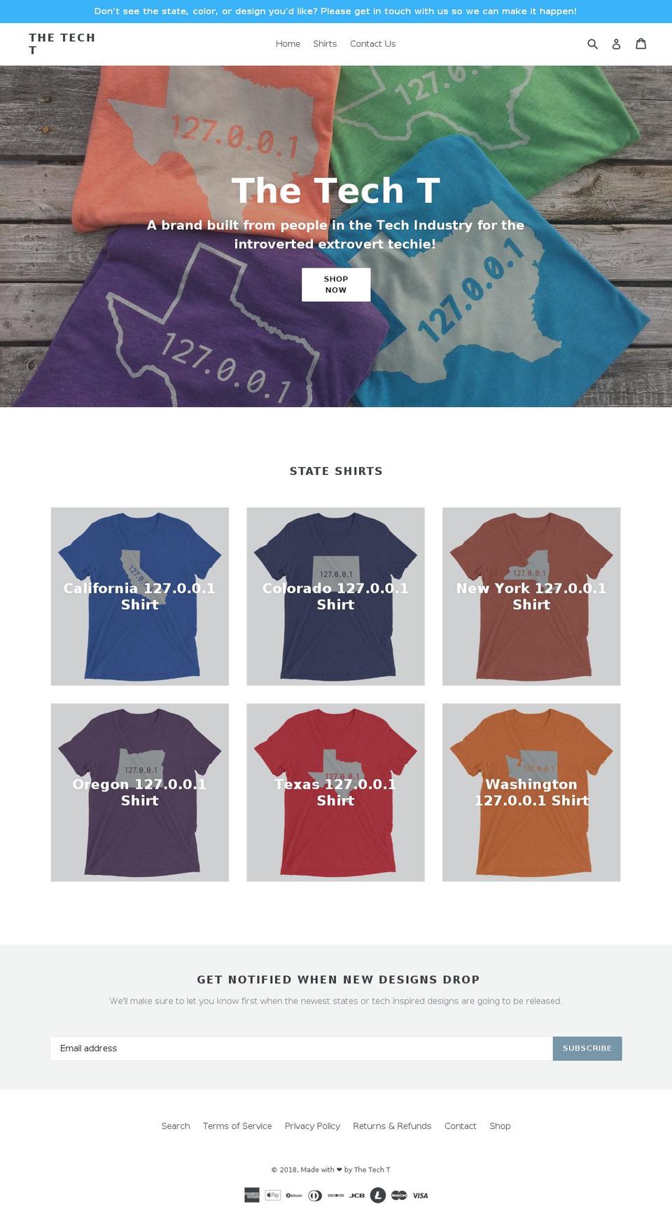 thetecht.com — Shopify storefront screenshot
