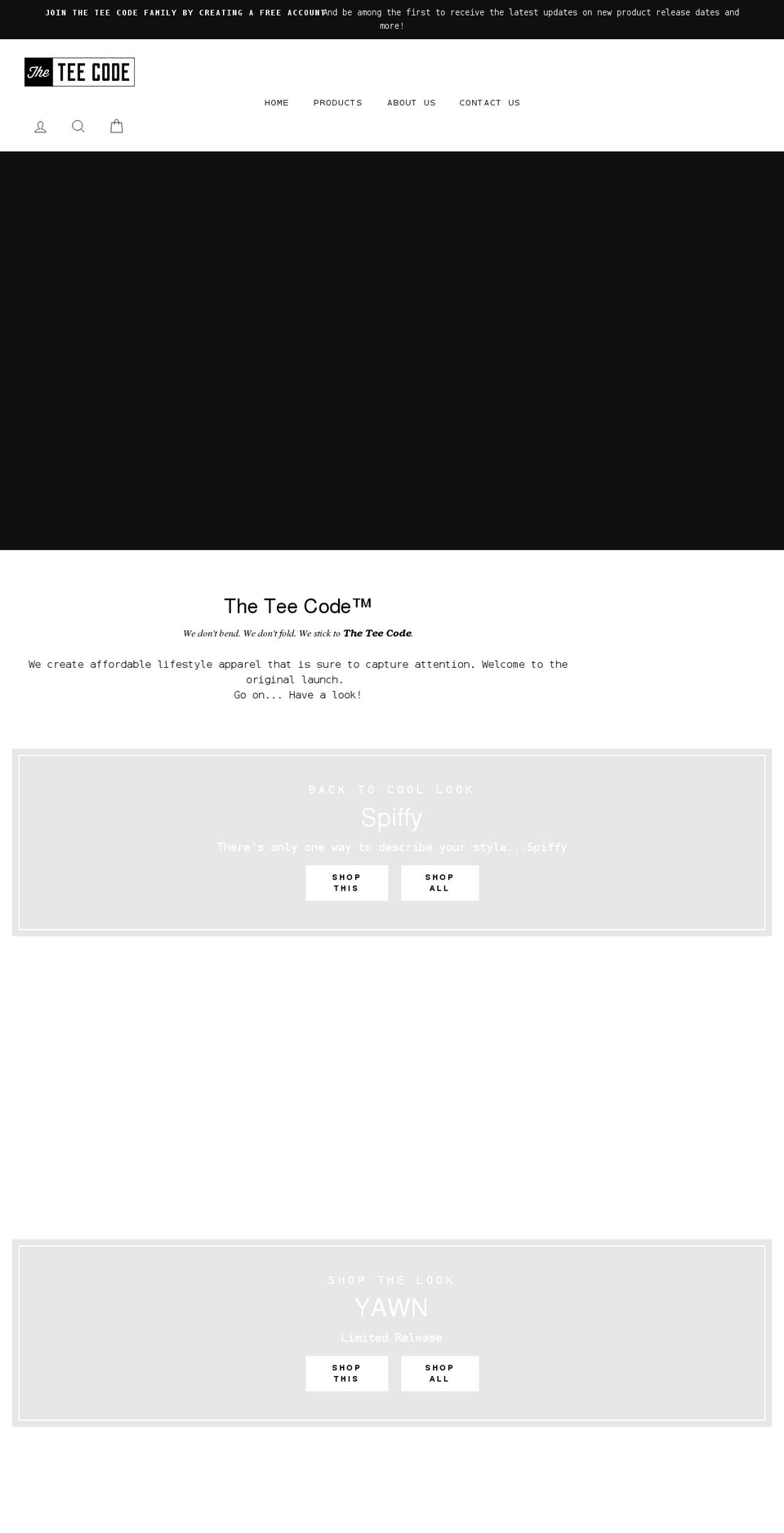 ImpFinal Shopify theme site example theteecode.com