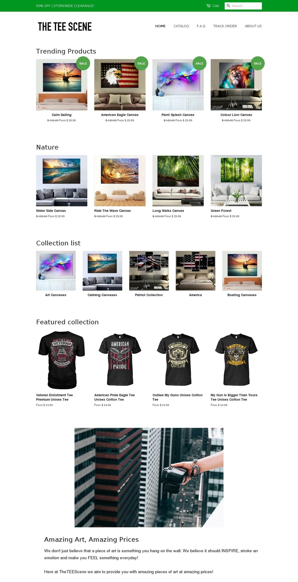 shopifybooster12283841-6-1 Shopify theme site example theteescene.com