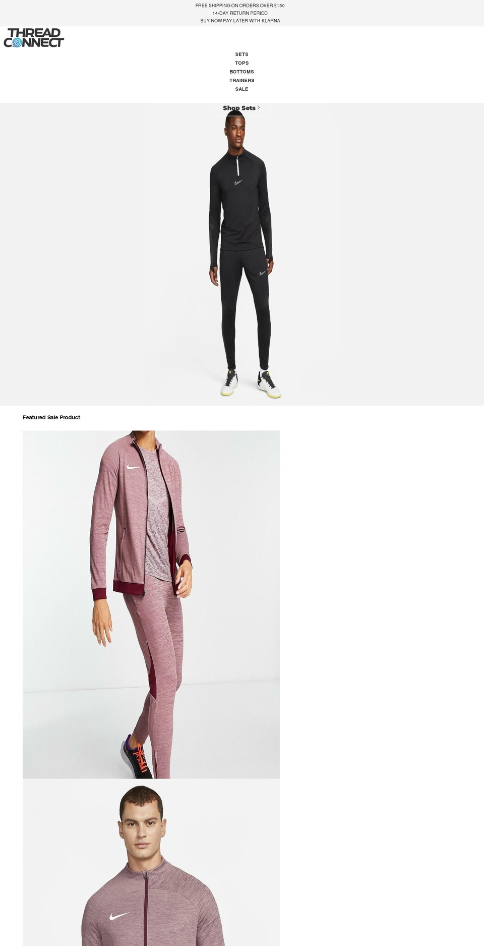 thethreadconnect.co.uk shopify website screenshot