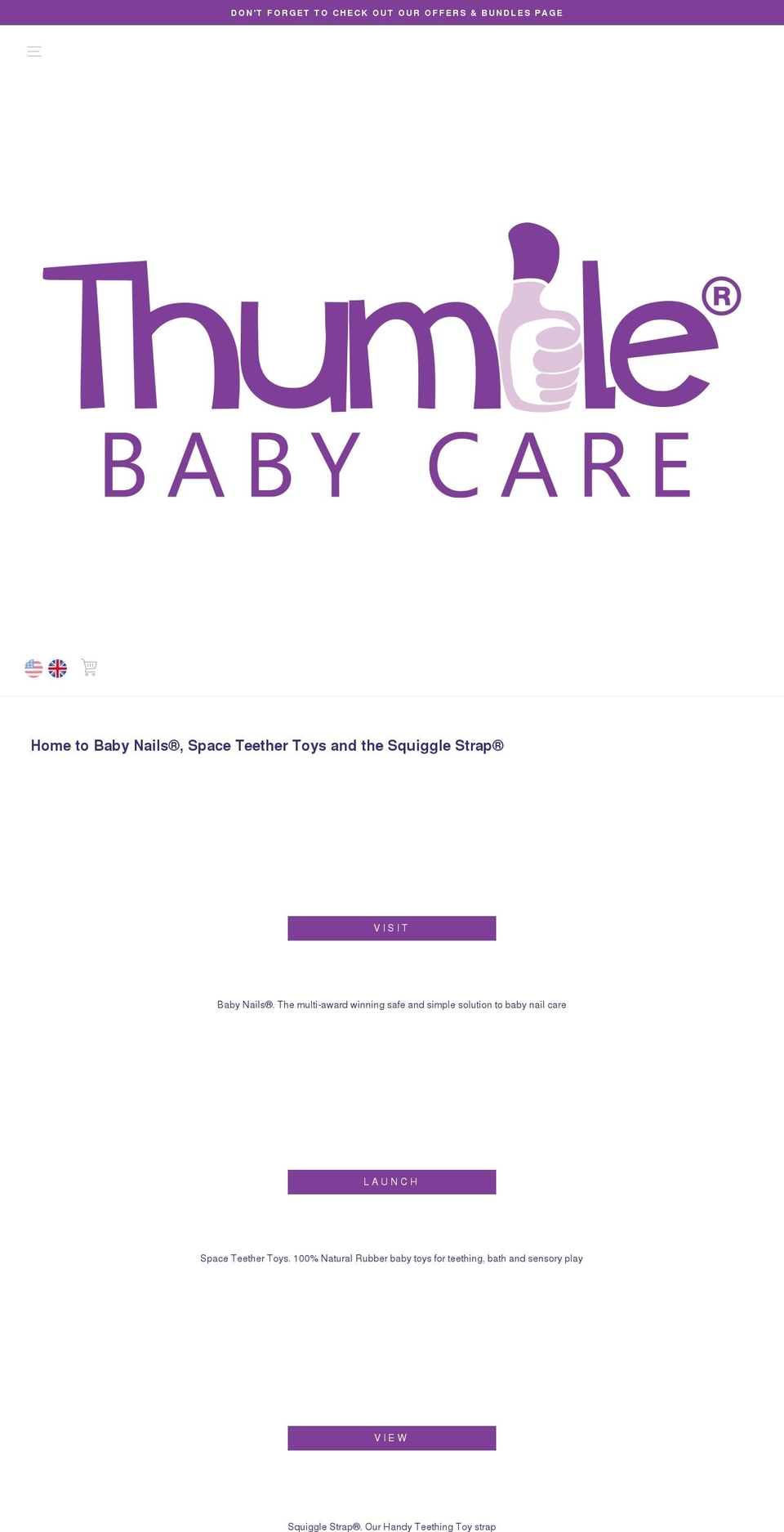 thethumble.com shopify website screenshot