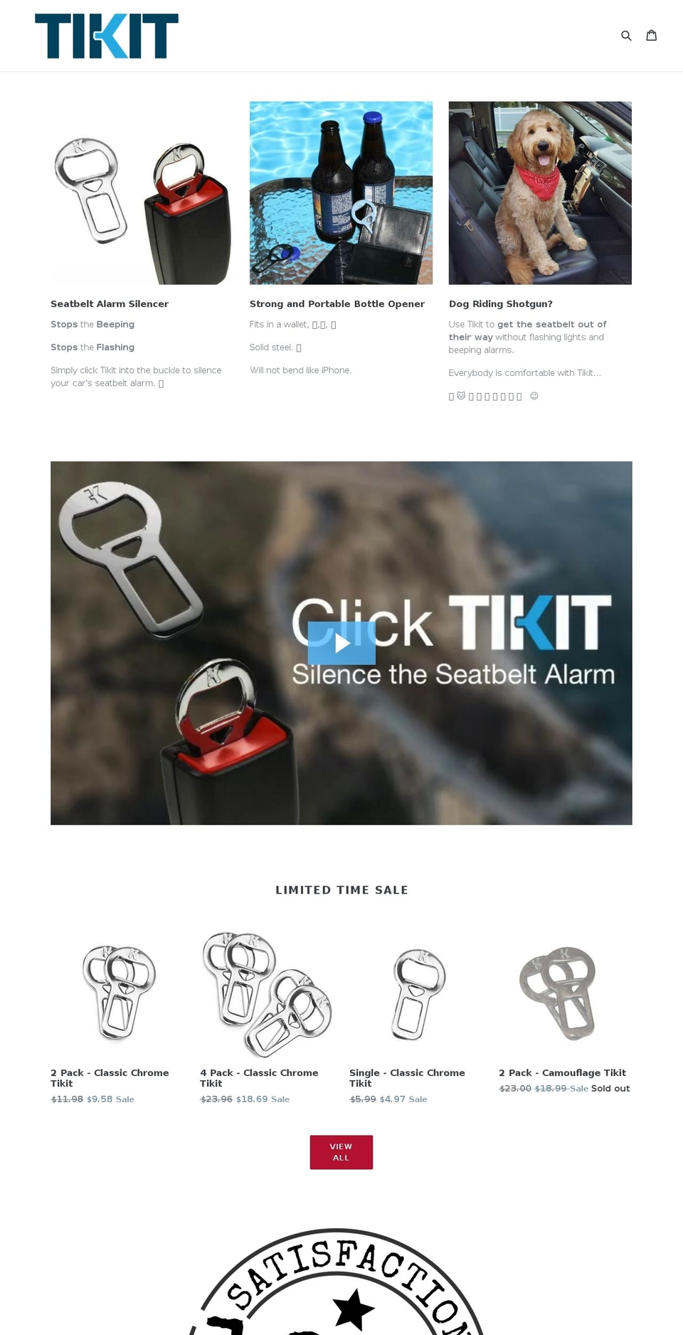 thetikit.com shopify website screenshot