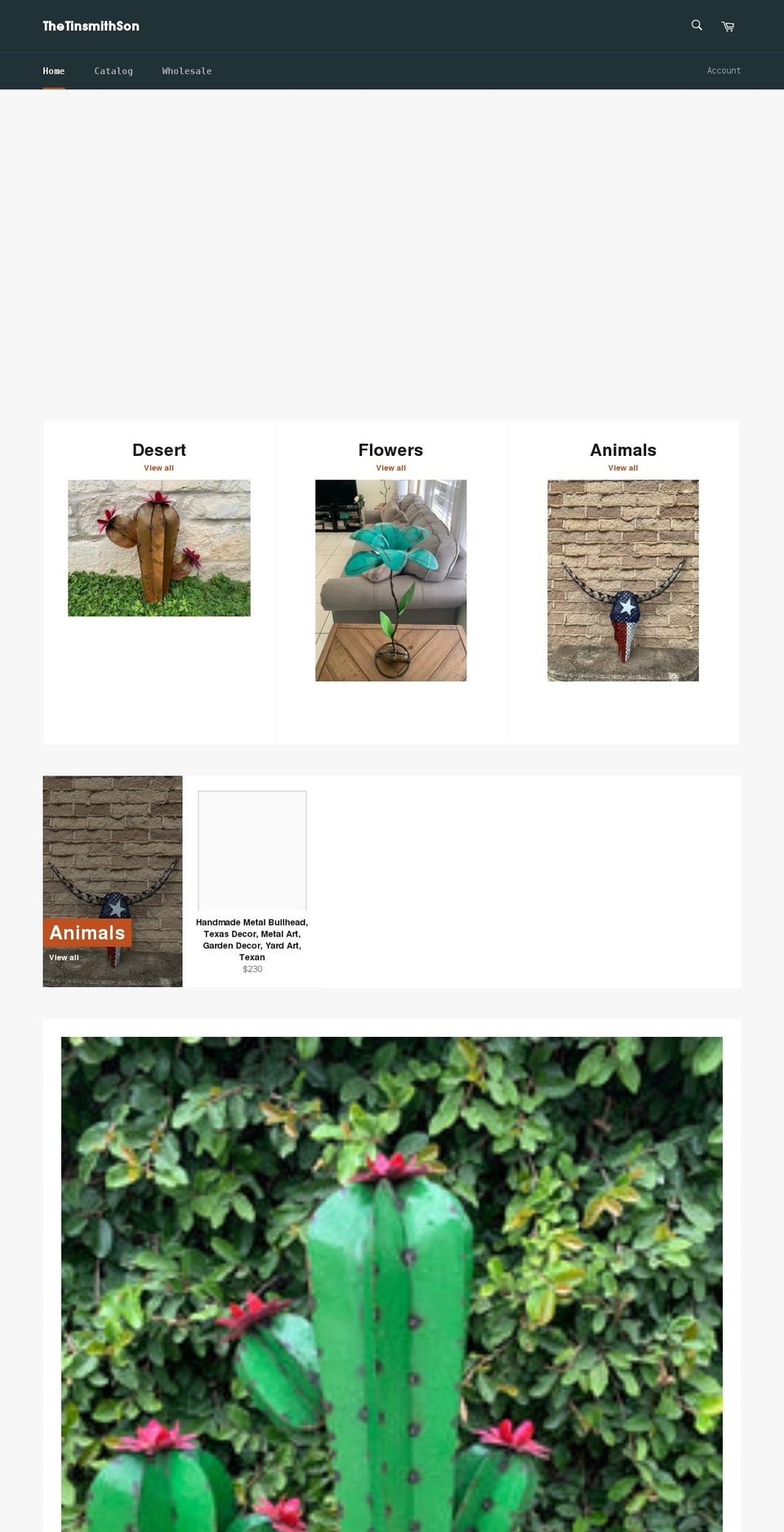 thetinsmithson.com shopify website screenshot