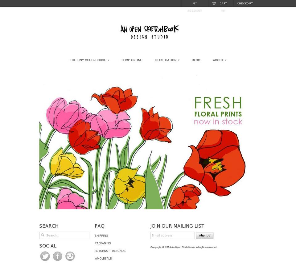 thetinygreenhouse.com shopify website screenshot
