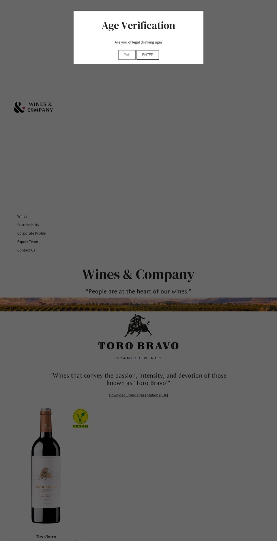 thetorobravo.com — Shopify storefront screenshot