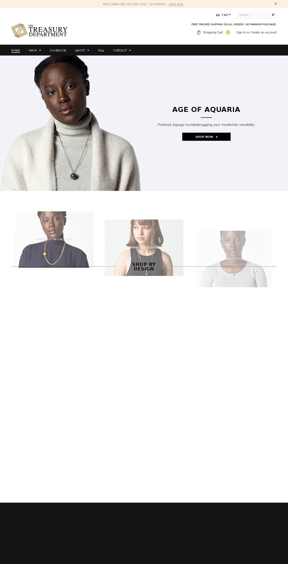 thetreasurydepartment.com shopify website screenshot