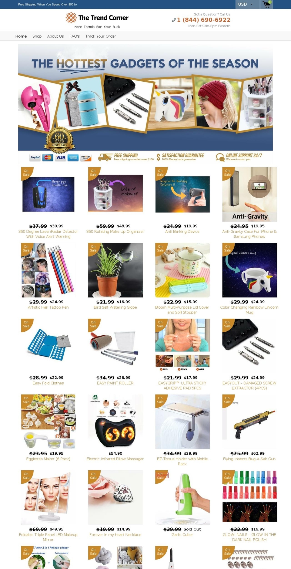 thetrendcorner.com — Shopify storefront screenshot