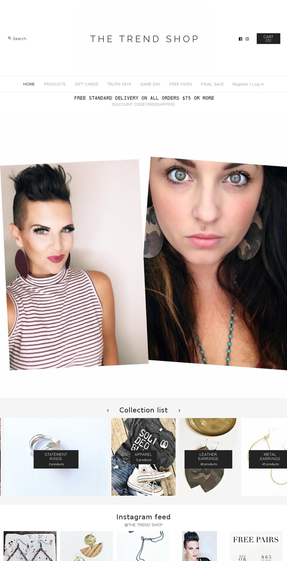 thetrendshopdesigns.com shopify website screenshot