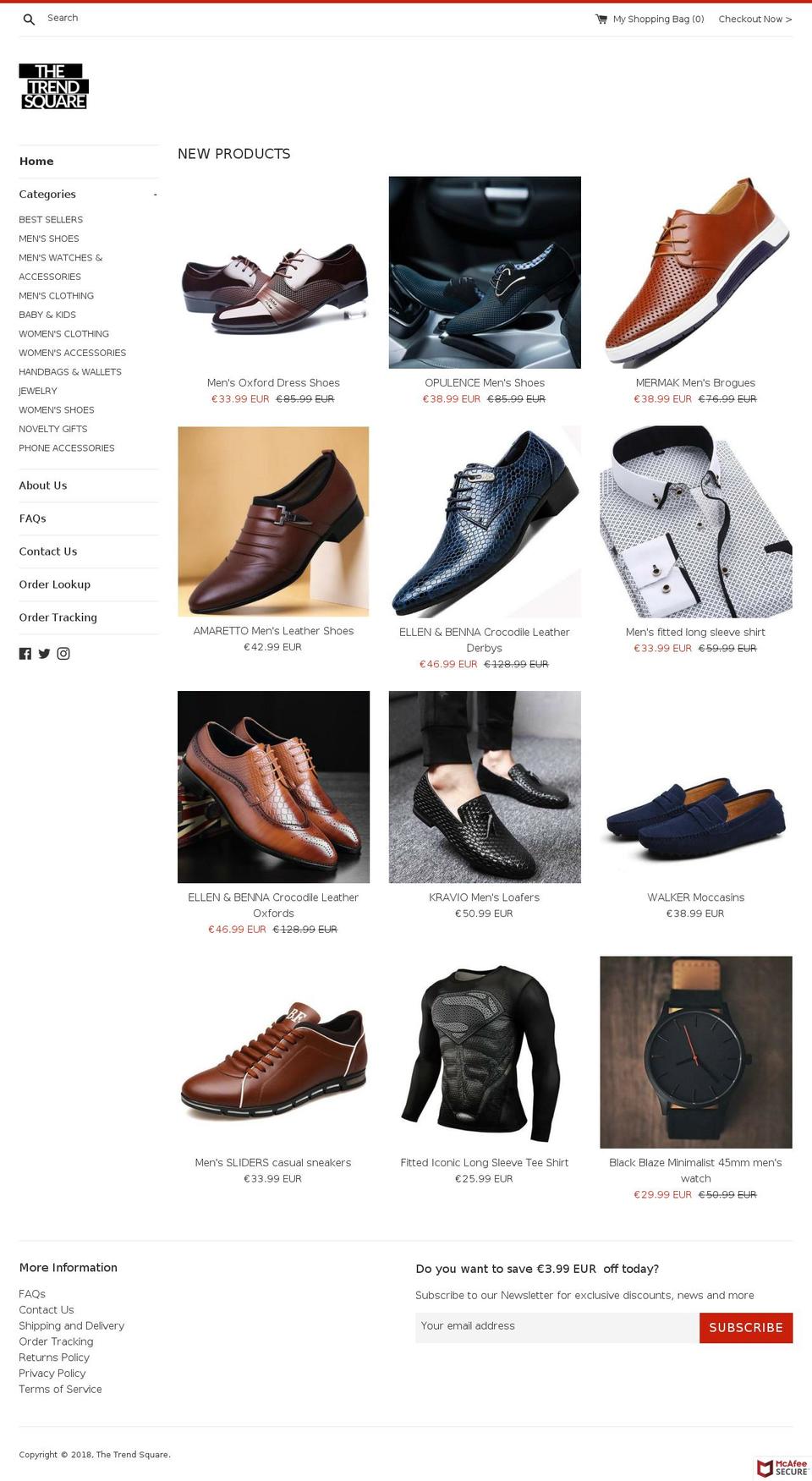 thetrendsquare.com — Shopify store on .com