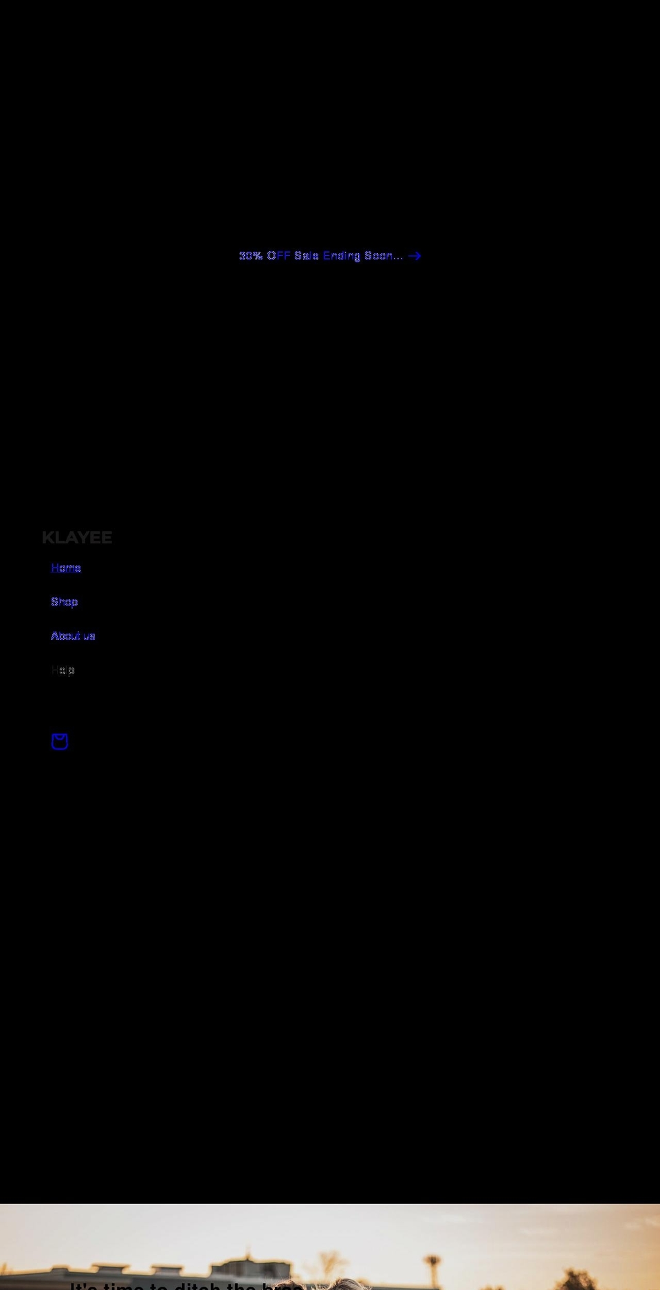 thetrendyhive.com shopify website screenshot