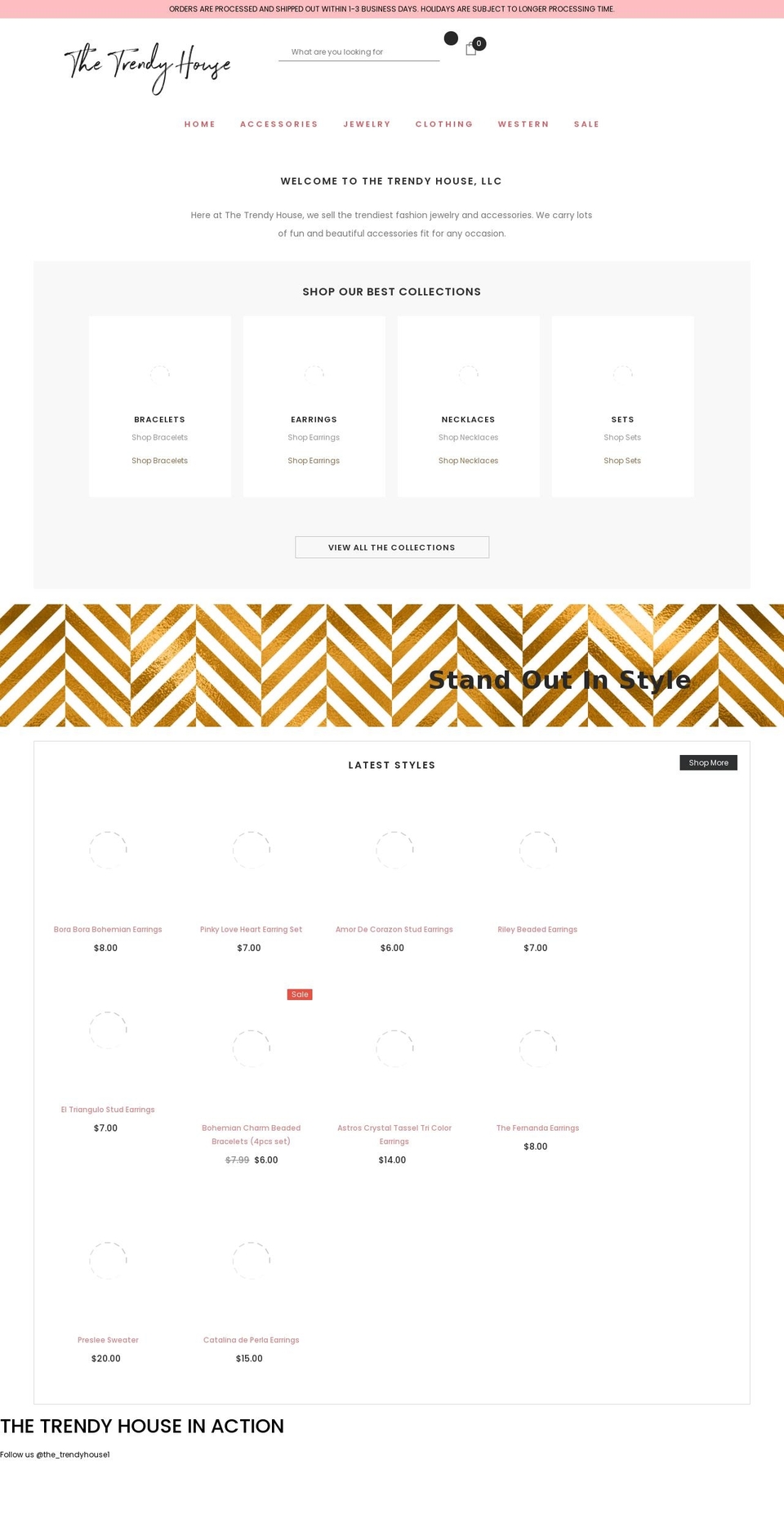 Copy of Jewel--sections-ready Shopify theme site example thetrendyhouse1.com