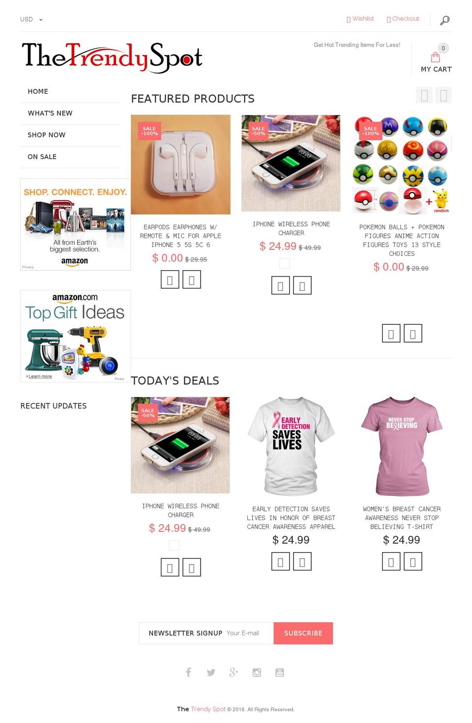 bestore-v1-0-3 Shopify theme site example thetrendyspot365.com