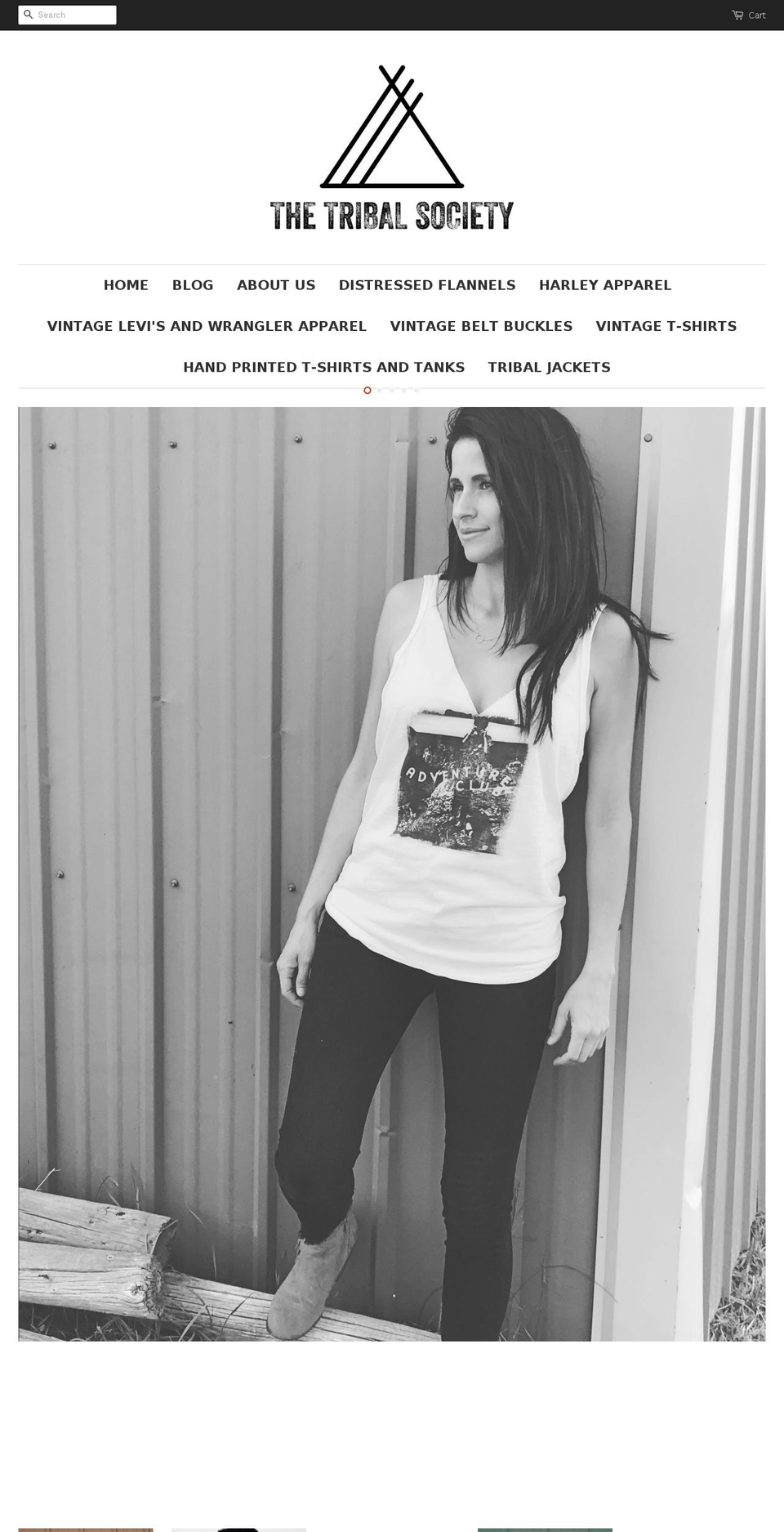 thetribalsociety.org shopify website screenshot
