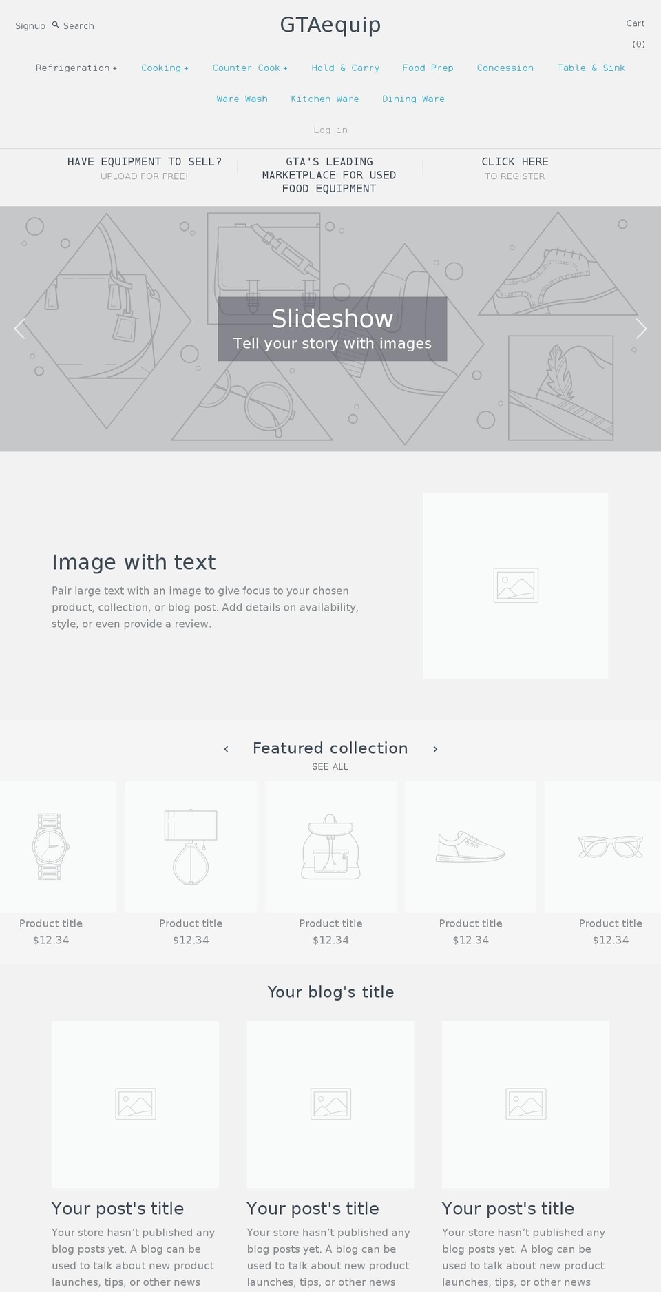 thetrickychef.com shopify website screenshot
