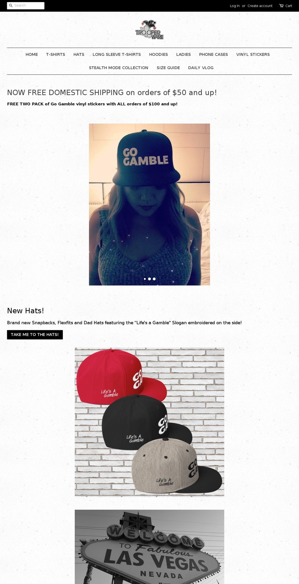 thetrooper97.com — Shopify storefront screenshot