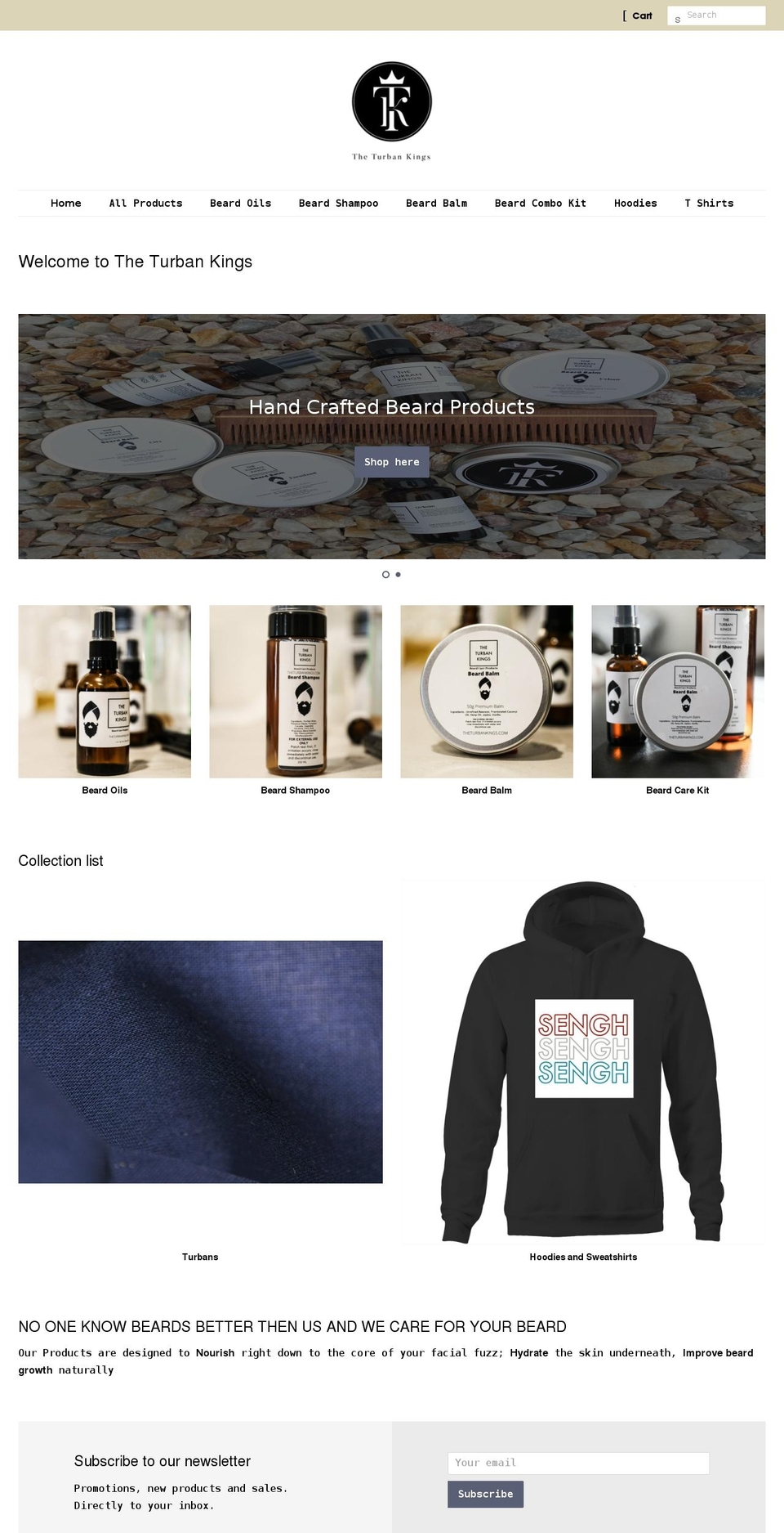 theturbankings.com shopify website screenshot
